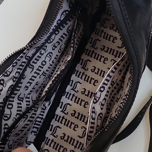 NWT Juicy Couture Material Girl Shoulder Bag With Coin Pouch Color Liquorice - Picture 14 of 17